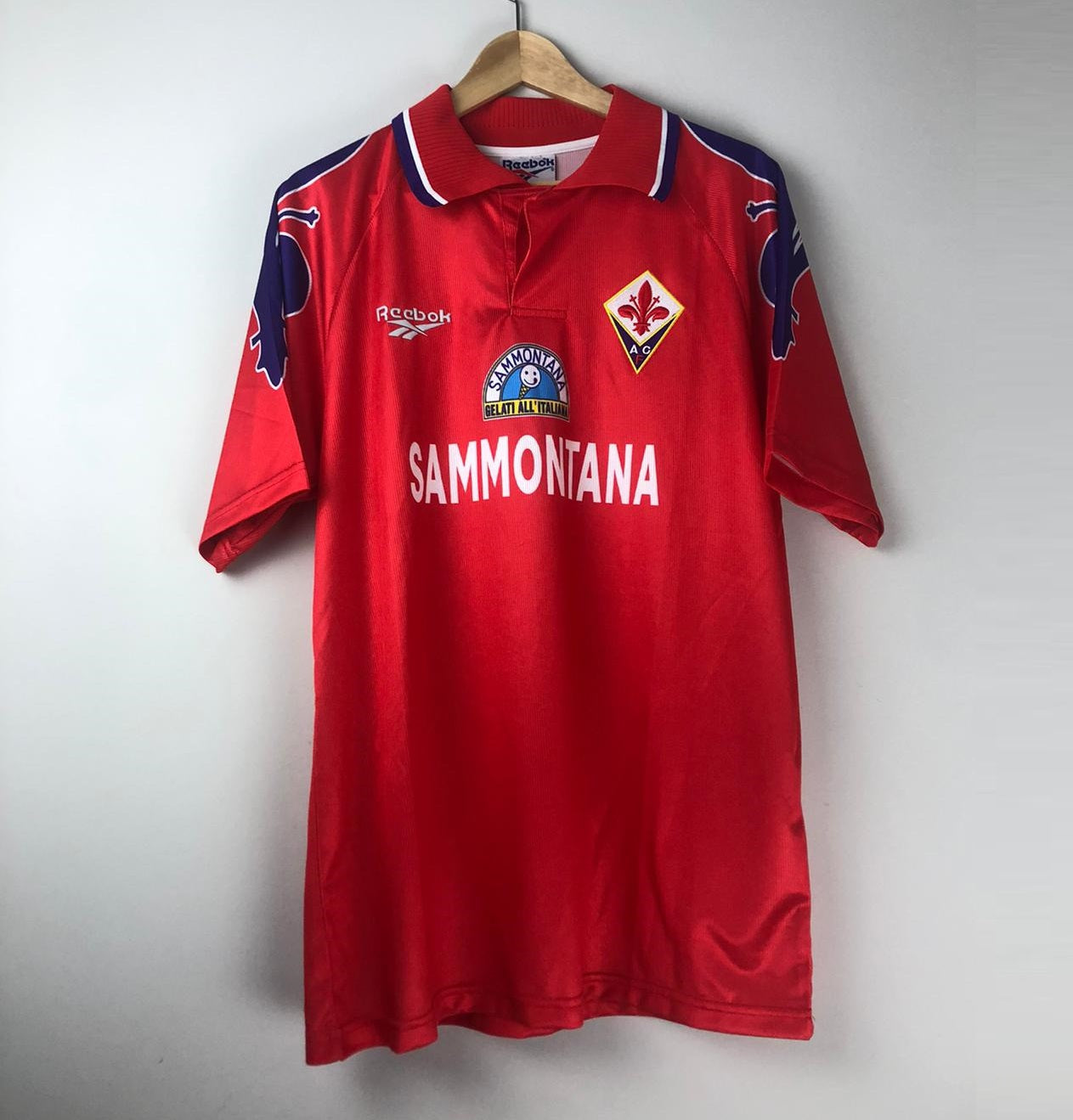 Camiseta Retro Batistuta ACF Fiorentina Visitante 1995-96
