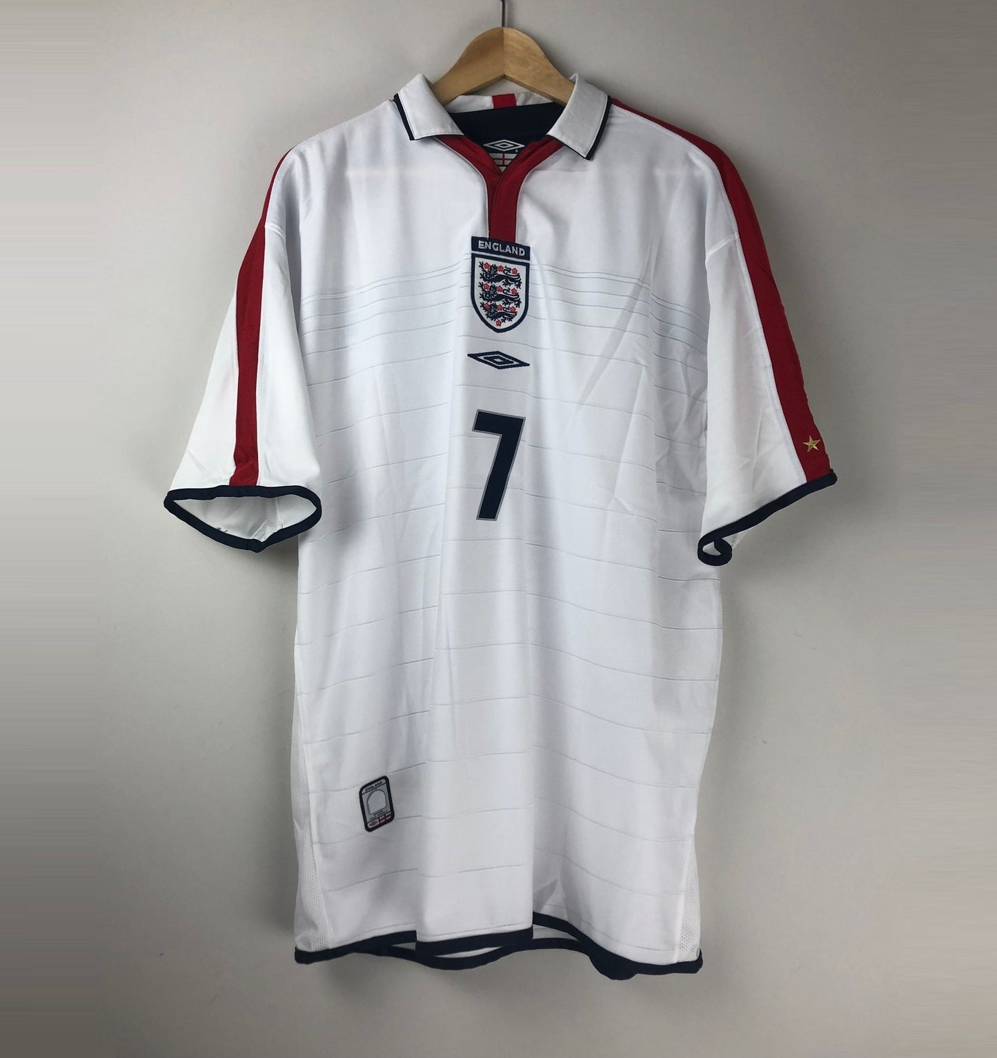 Maillot rétro Beckham Angleterre 2004
