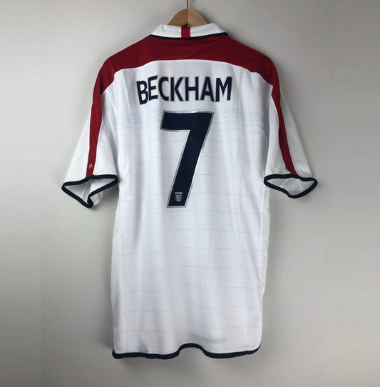 Maillot rétro Beckham Angleterre 2004