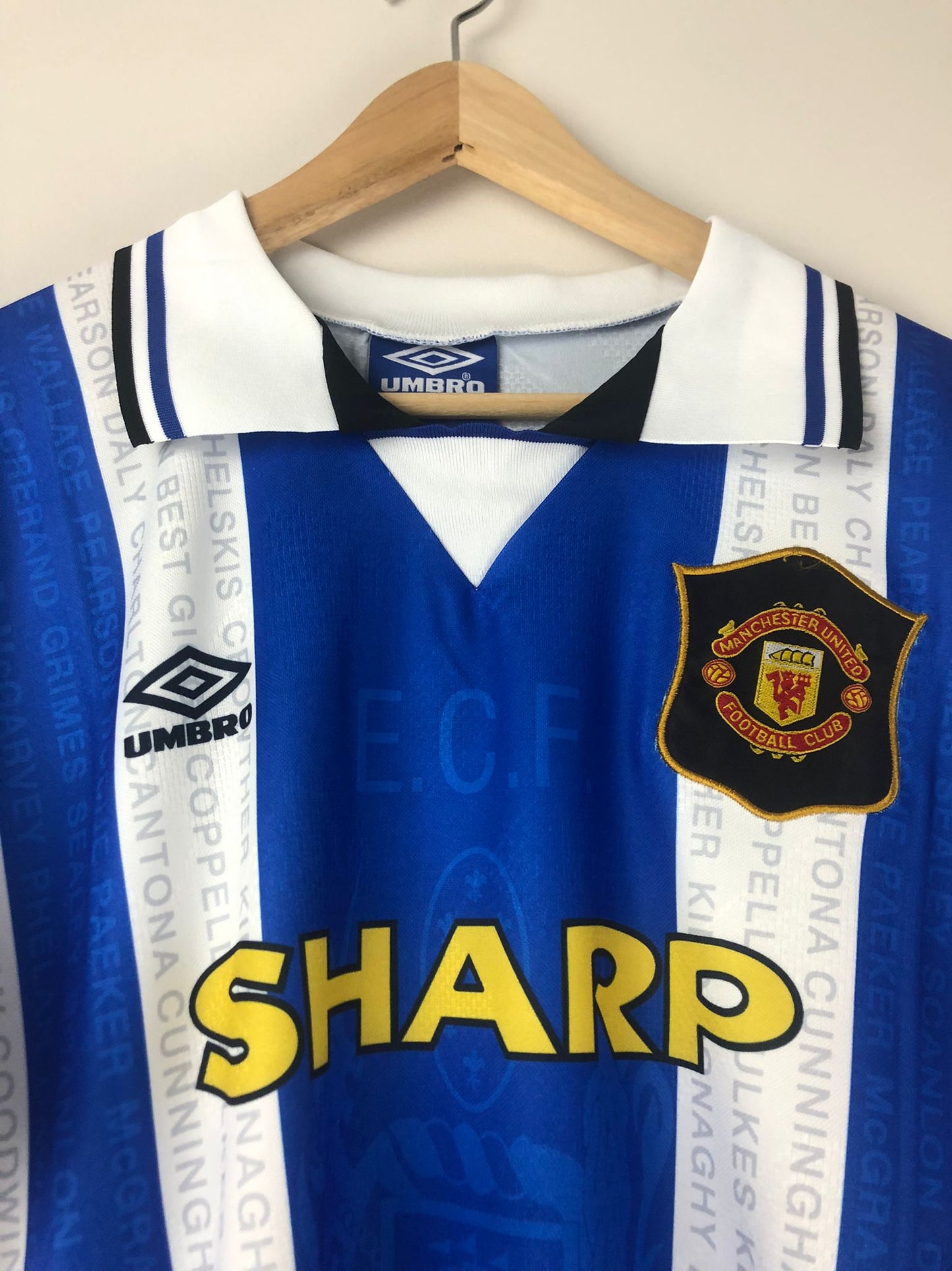 Camiseta Retro Cantona Manchester United FC Visitante 1994-95