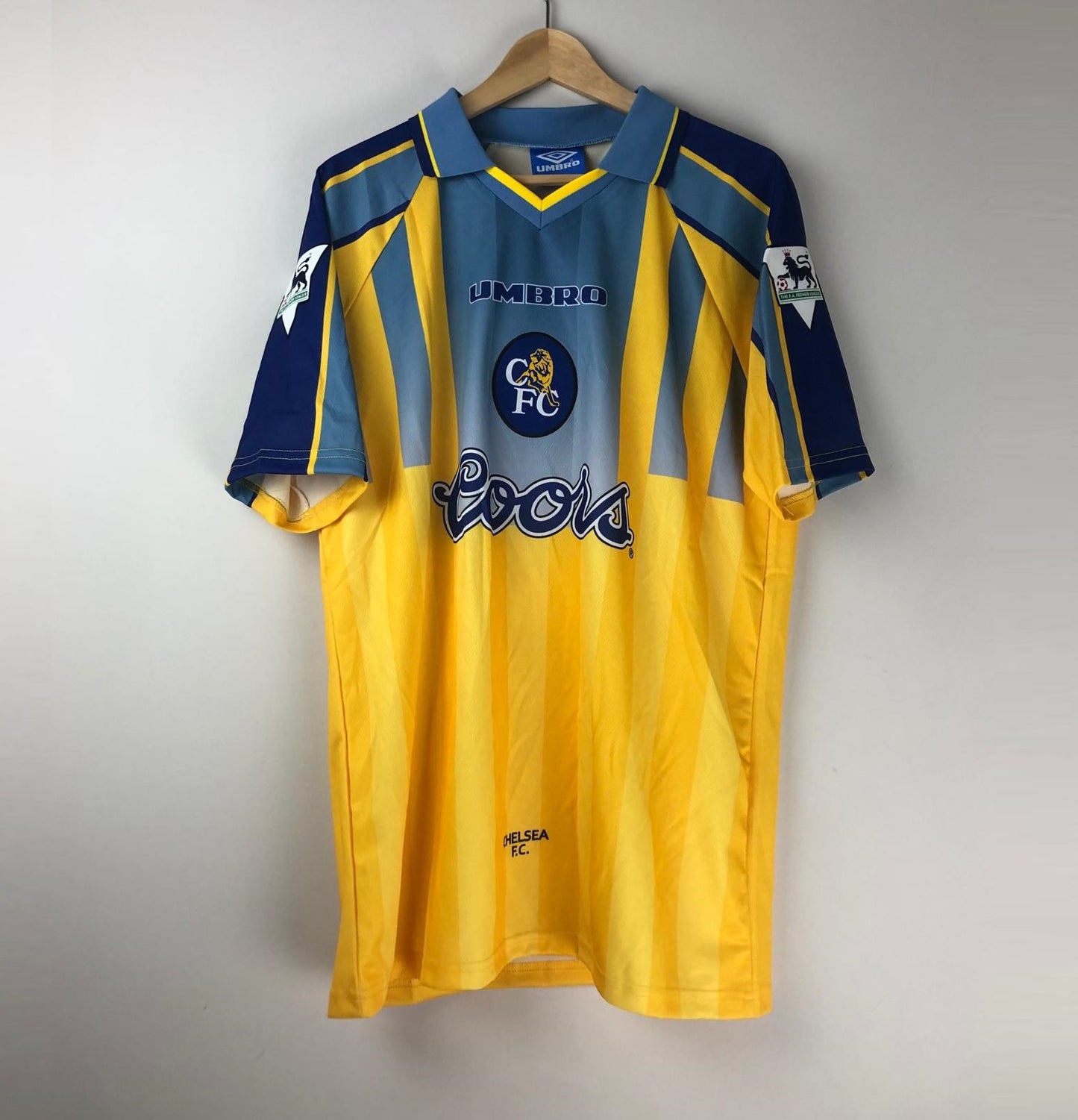 Retro Vialli Chelsea FC Away Jersey 1995-97