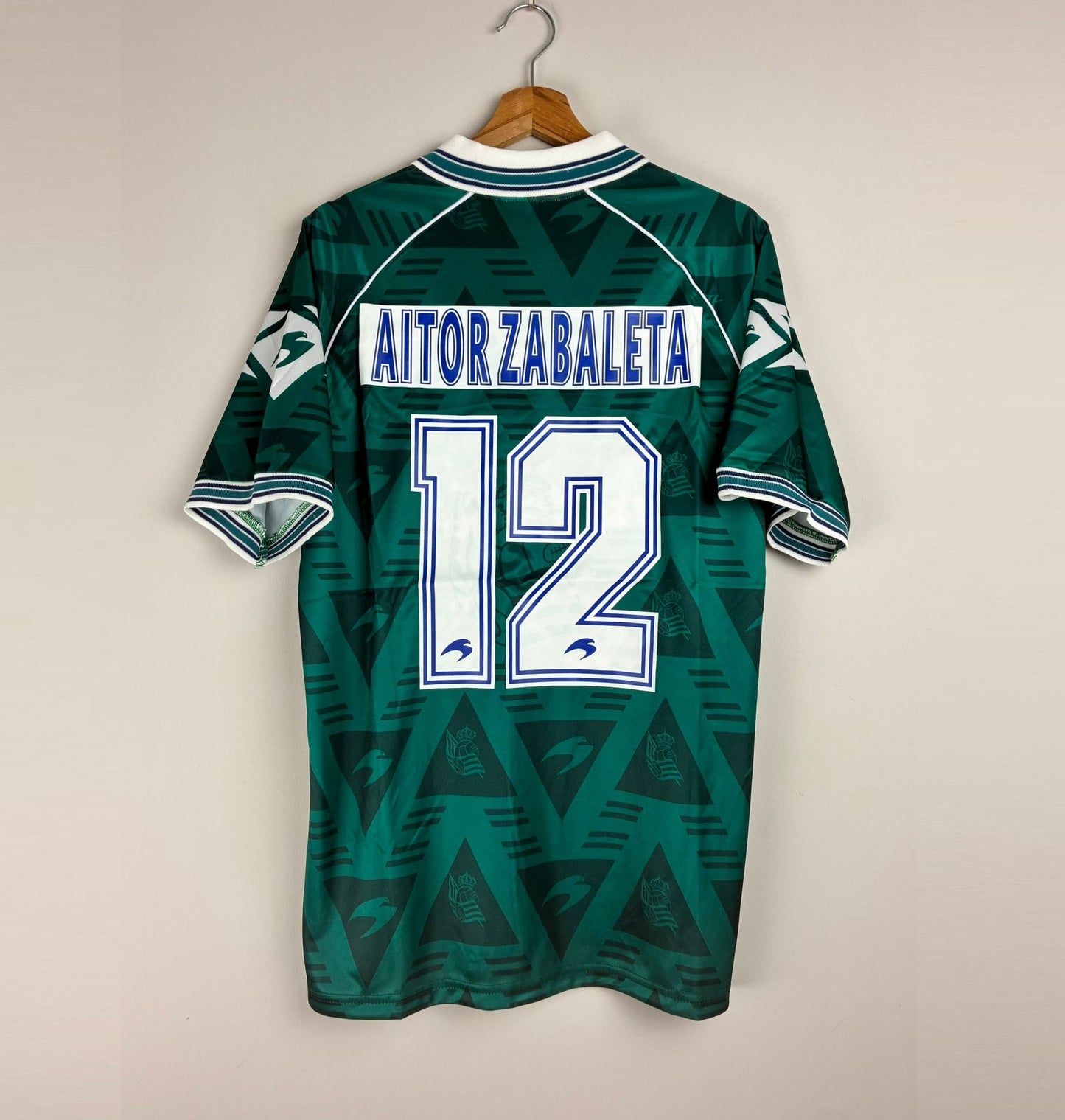 Camiseta Retro Real Sociedad Visitante 1995-96 Aitor Zabaleta