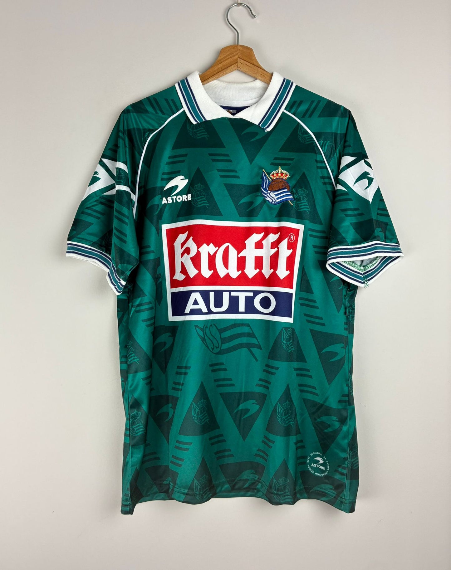 Camiseta Retro Real Sociedad Visitante 1995-96 Aitor Zabaleta