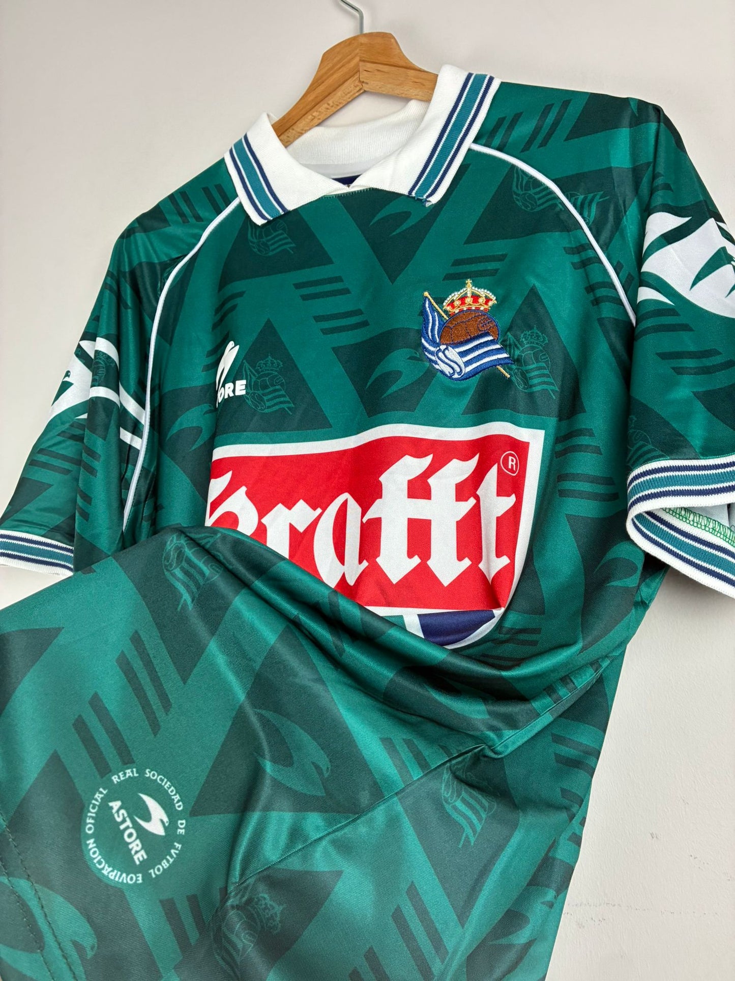Camiseta Retro Real Sociedad Visitante 1995-96 Aitor Zabaleta