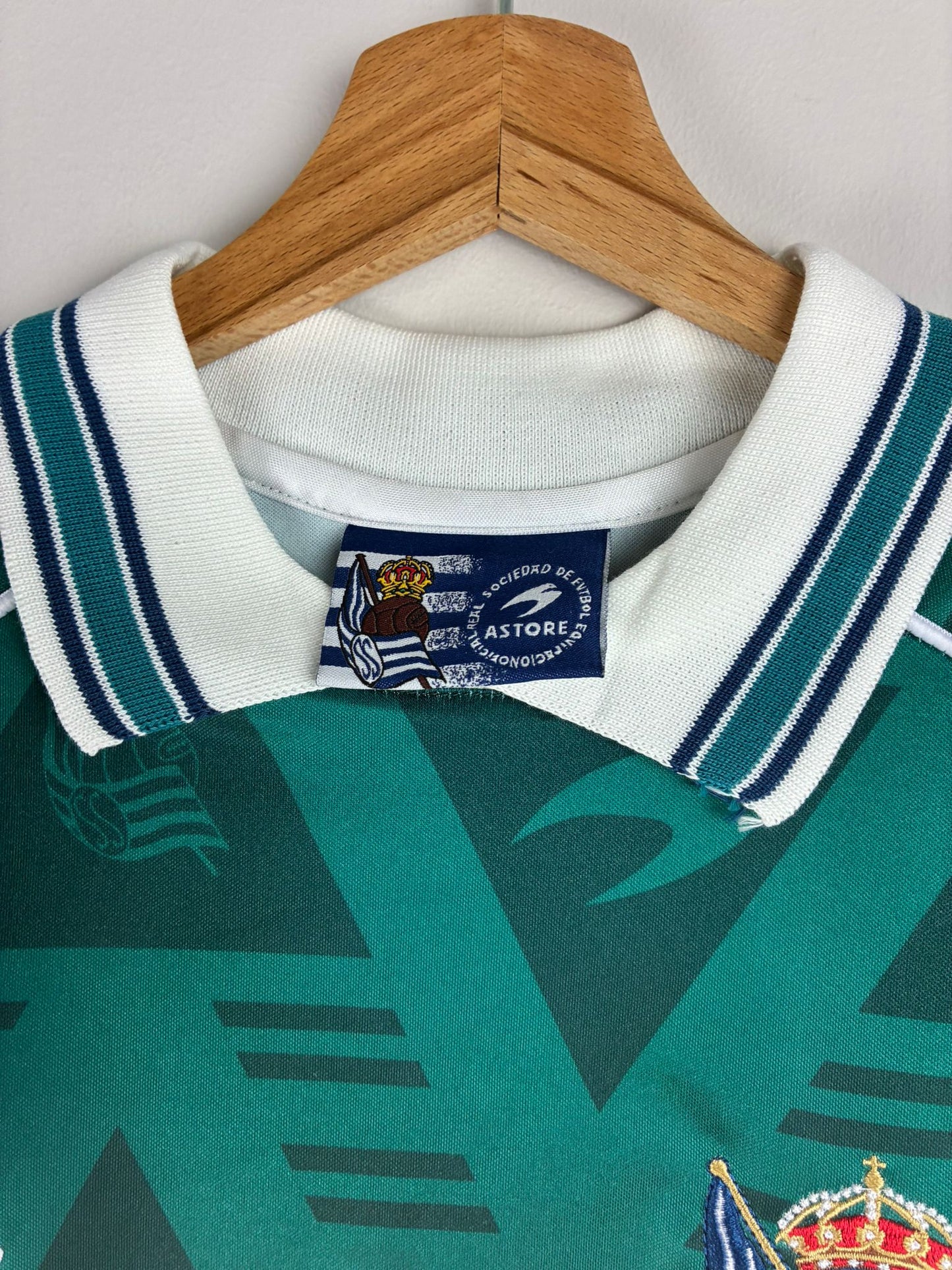 Camiseta Retro Real Sociedad Visitante 1995-96 Aitor Zabaleta