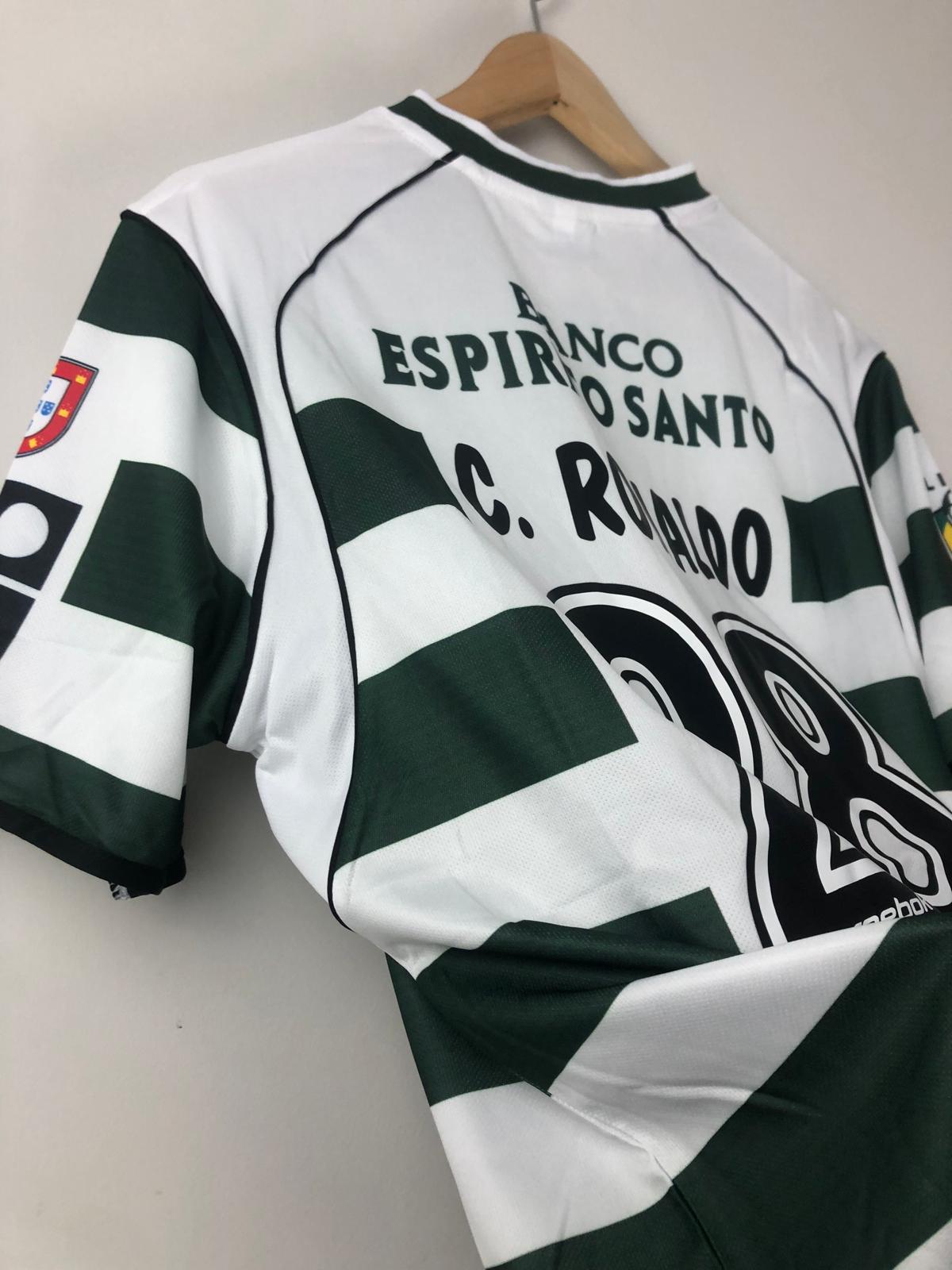 Camiseta Retro Cristiano Ronaldo Sporting CP 2002-03
