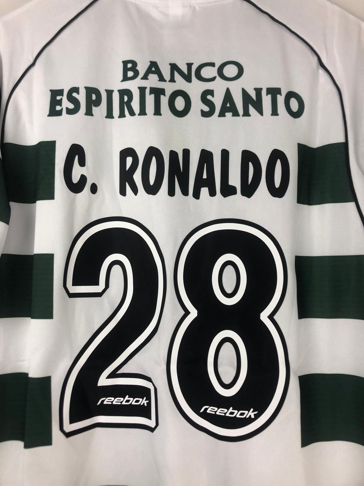 Camiseta Retro Cristiano Ronaldo Sporting CP 2002-03