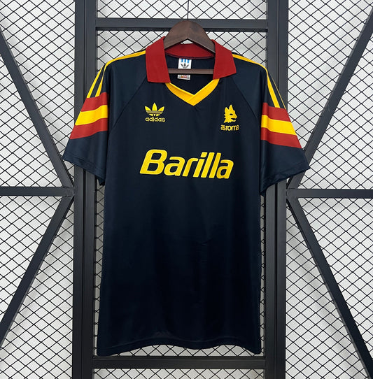 Camiseta Retro AS Roma Visitante (3ª) 1991-92