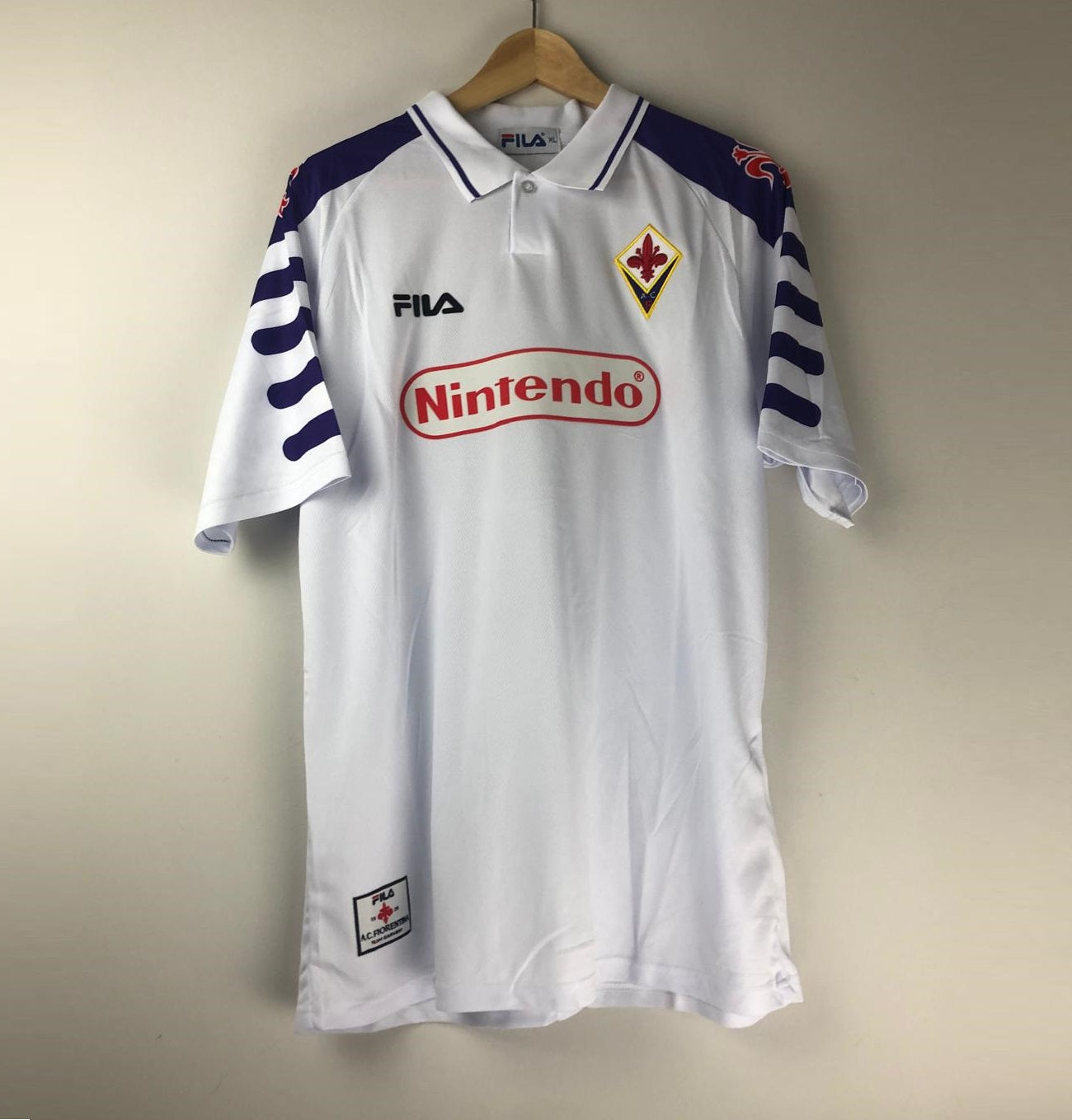 Camiseta Retro Batistuta ACF Fiorentina Visitante 1998-99
