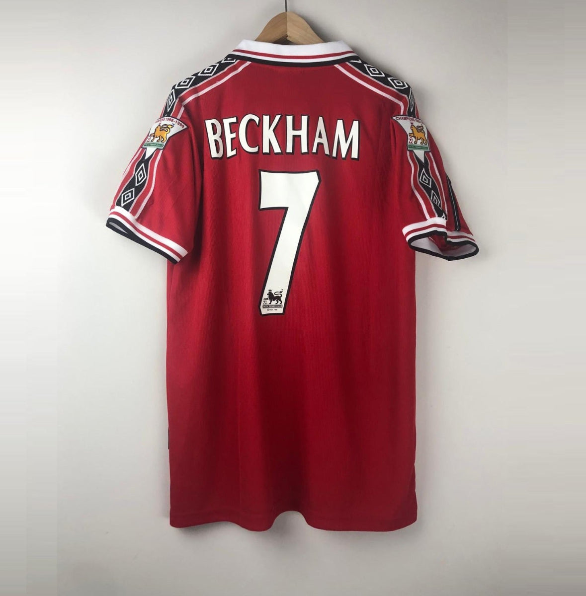 Camiseta Retro Beckham Manchester United FC 1998-99