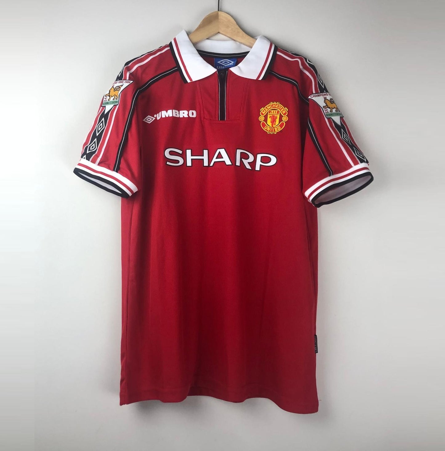 Camiseta Retro Beckham Manchester United FC 1998-99