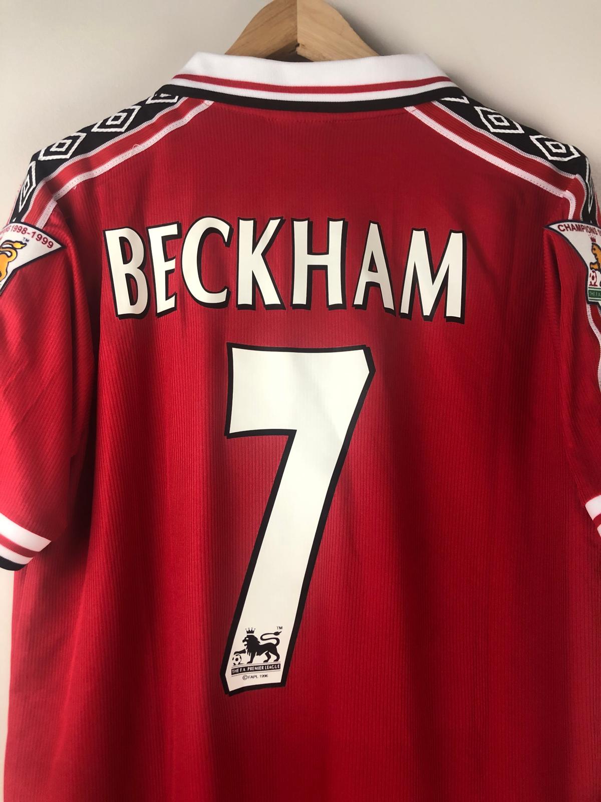 Camiseta Retro Beckham Manchester United FC 1998-99