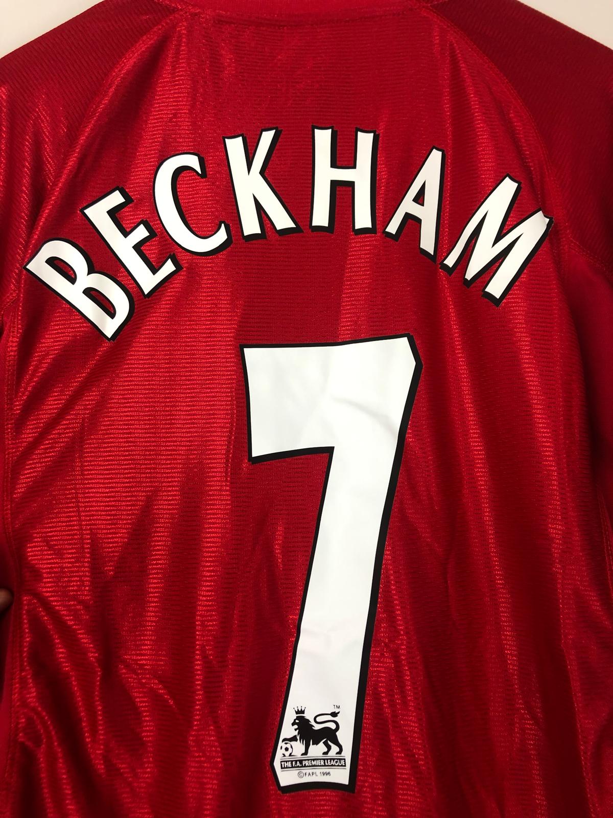 Camiseta Retro Beckham Manchester United FC 2000-01
