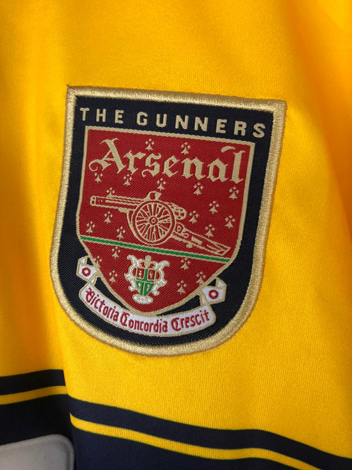 Camiseta Bergkamp Arsenal FC Visitante 1998-99 Retro