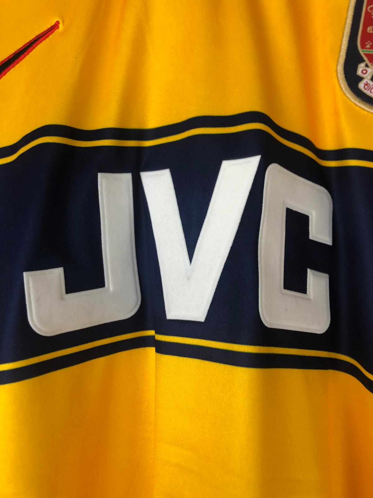 Camiseta Bergkamp Arsenal FC Visitante 1998-99 Retro