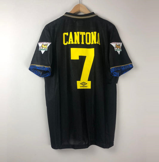 Camiseta Retro Cantona Manchester United FC Visitante 1993-95