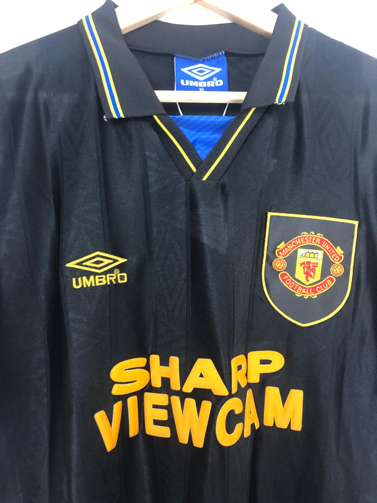 Camiseta Retro Cantona Manchester United FC Visitante 1993-95