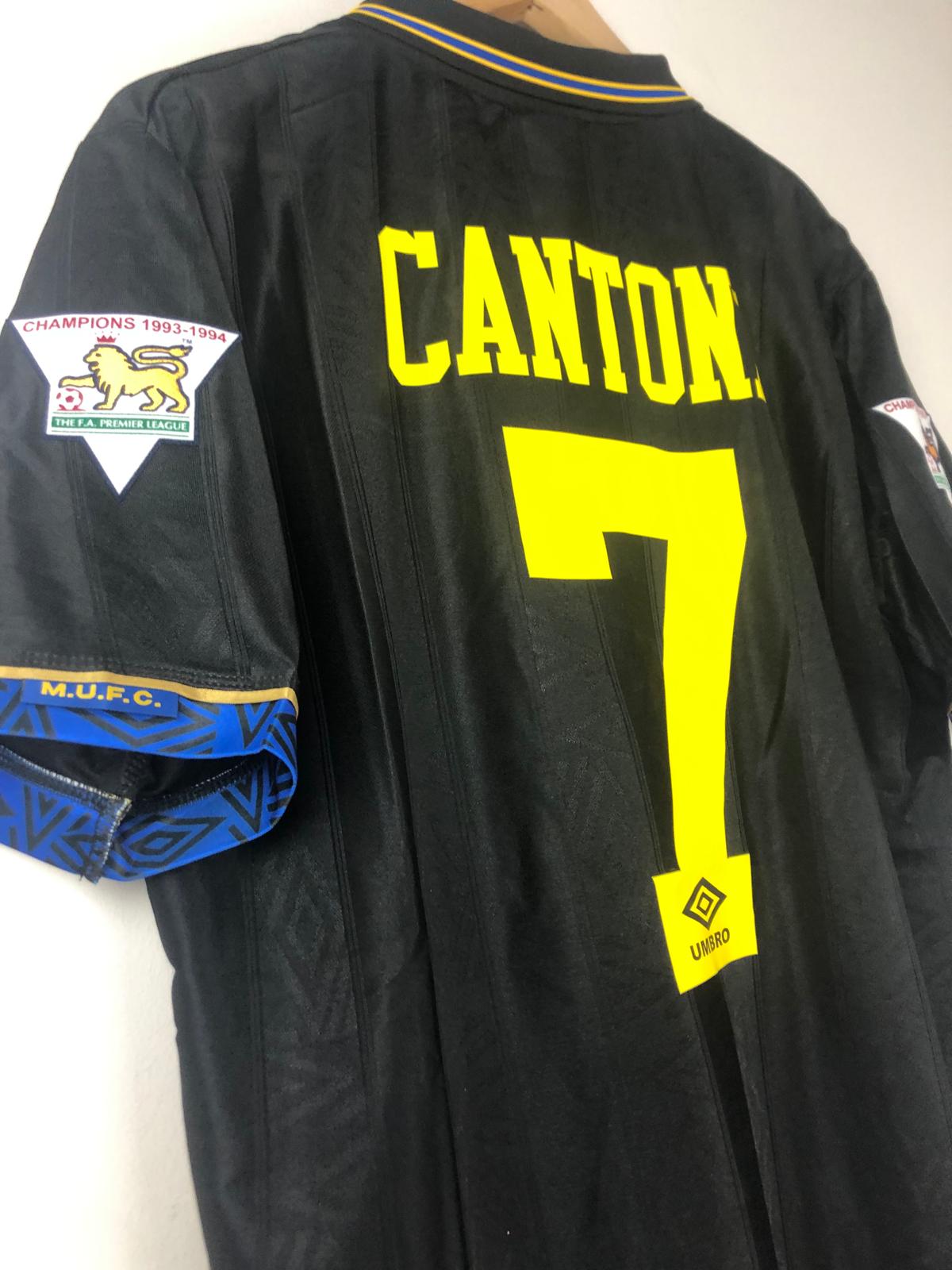 Camiseta Retro Cantona Manchester United FC Visitante 1993-95