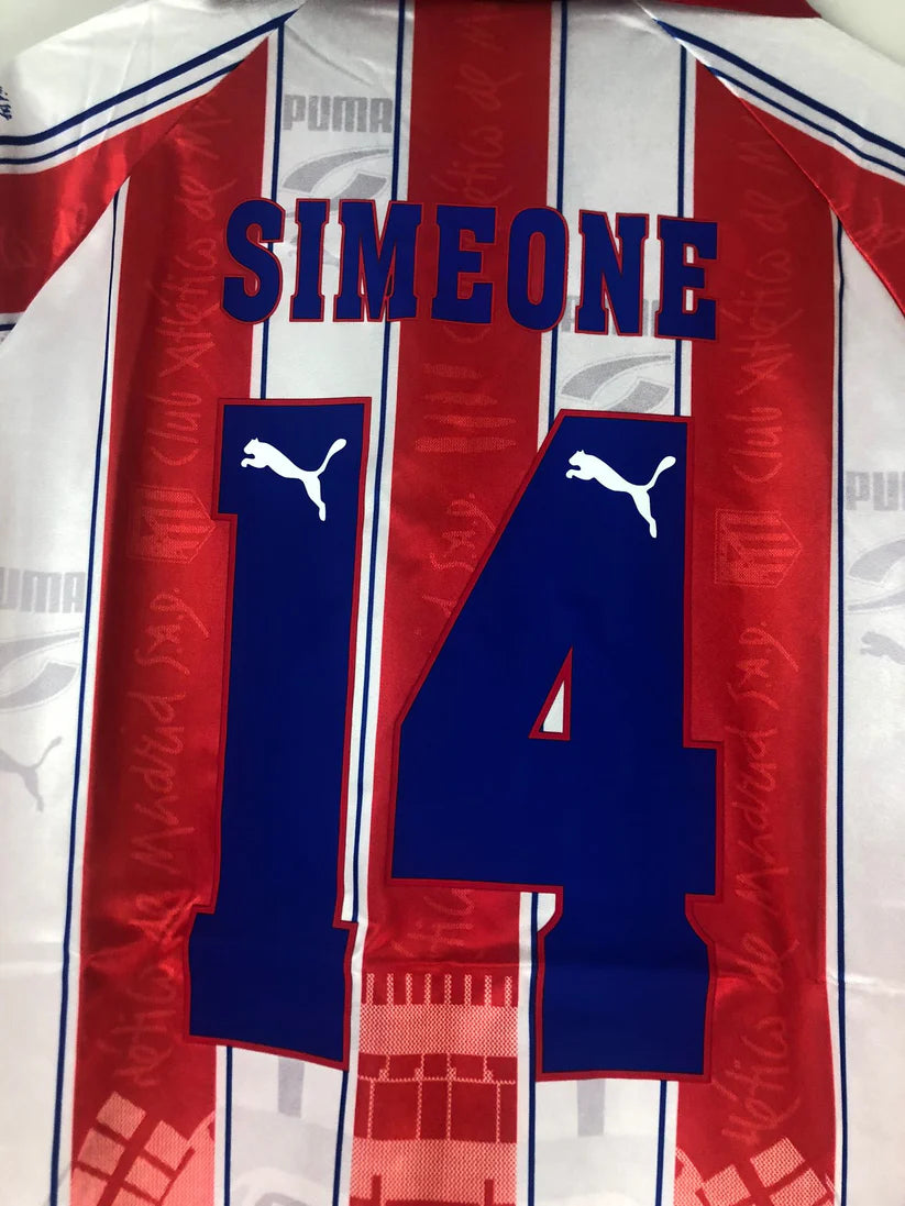 Retro Club Cholo Simeone Atlético de Madrid 1996 T-shirt