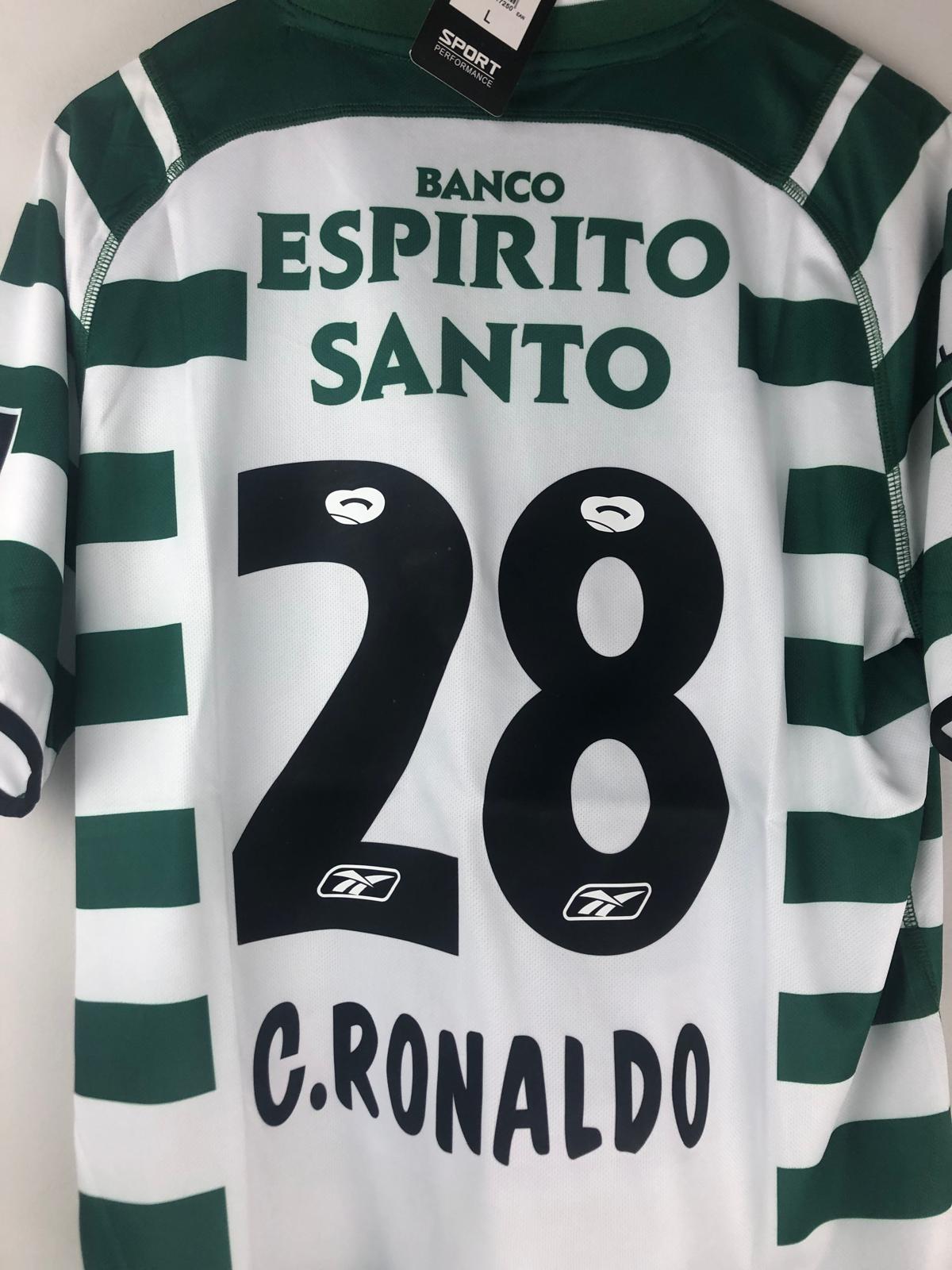Camiseta Retro Cristiano Ronaldo Sporting CP 2002-03