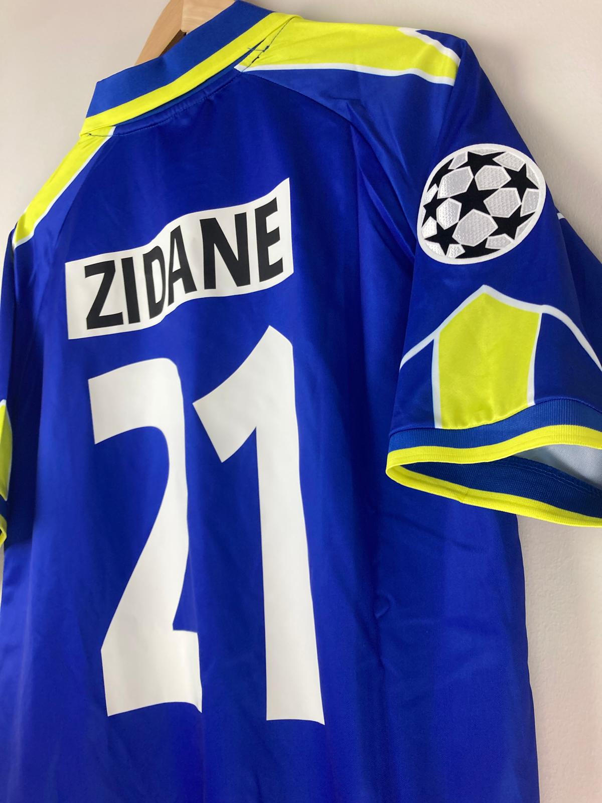 Camiseta Retro Zidane Juventus de Turín Visitante 1995-97