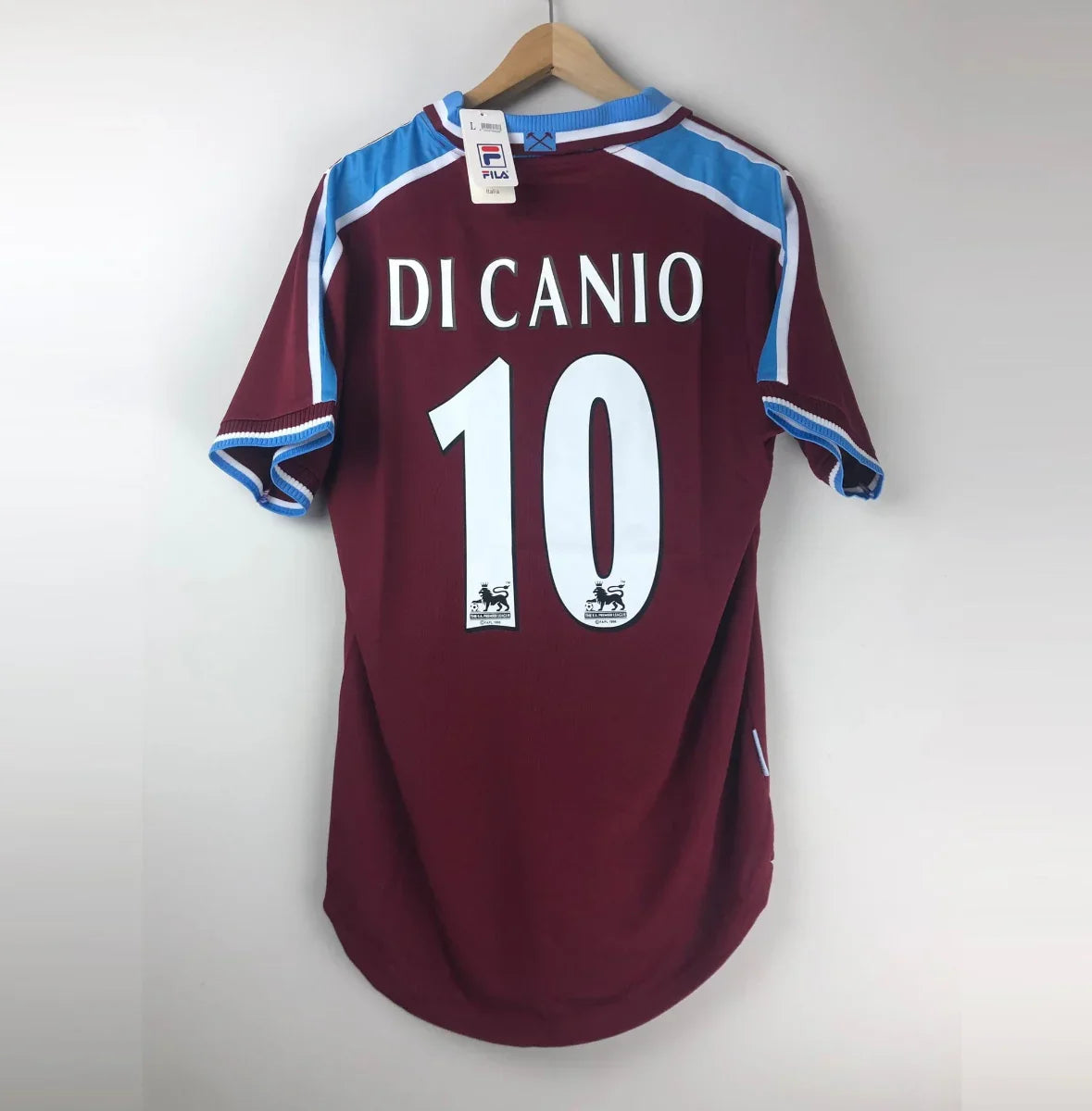 Camiseta Retro Di Canio West Ham United FC 1999-01 - Fútbol Club Vintage