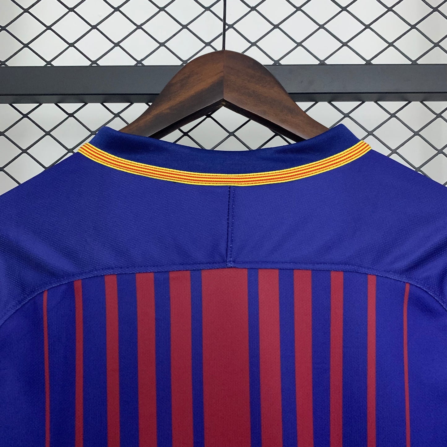 Camiseta Retro FC Barcelona Manga Larga 2017-18
