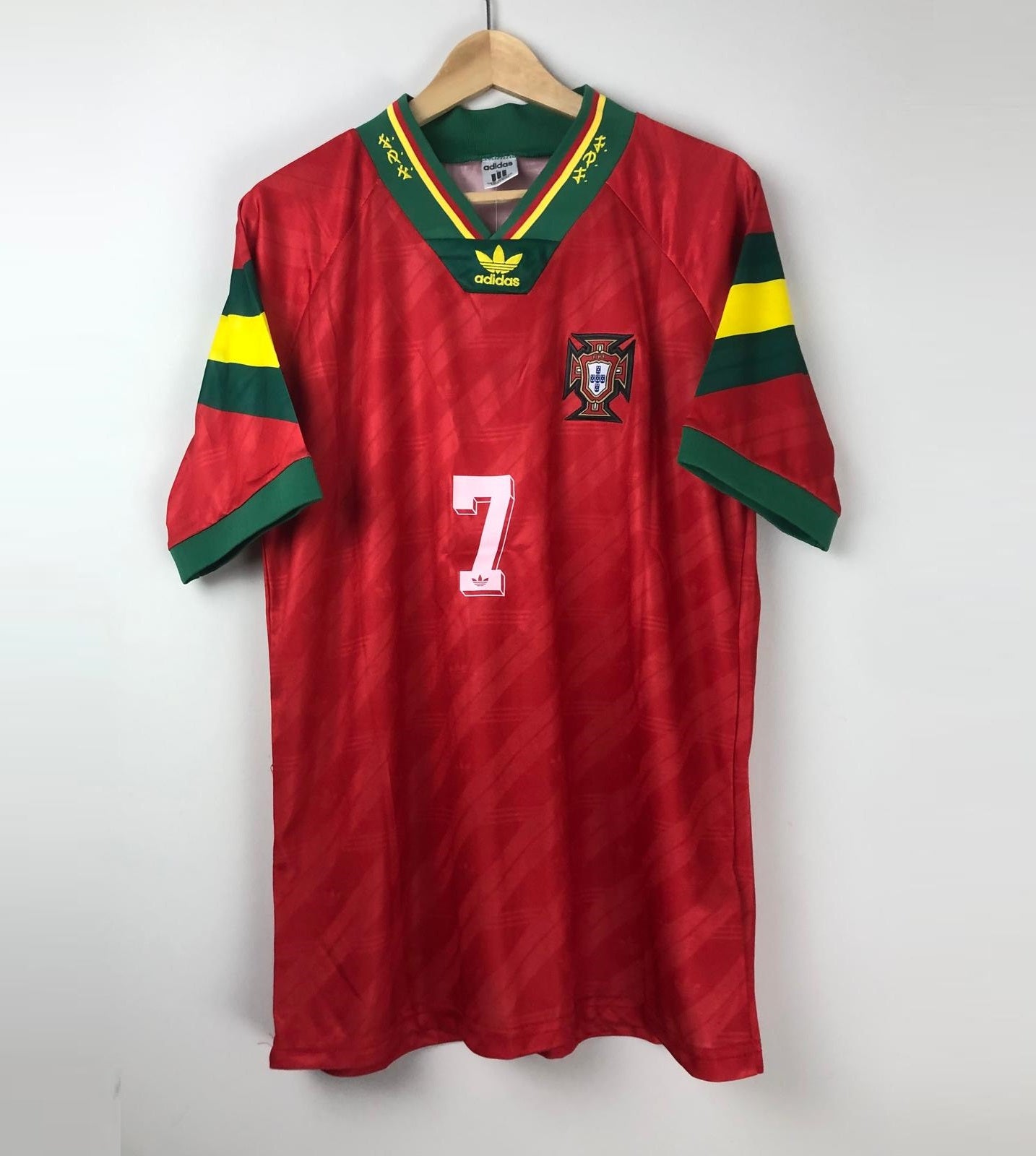 Retro Portugal 1992-94 Figo Shirt – Vintage Adidas Edition | Free Retro Portugal 1992-94 Figo Shirt – Vintage Adidas Edition | Free