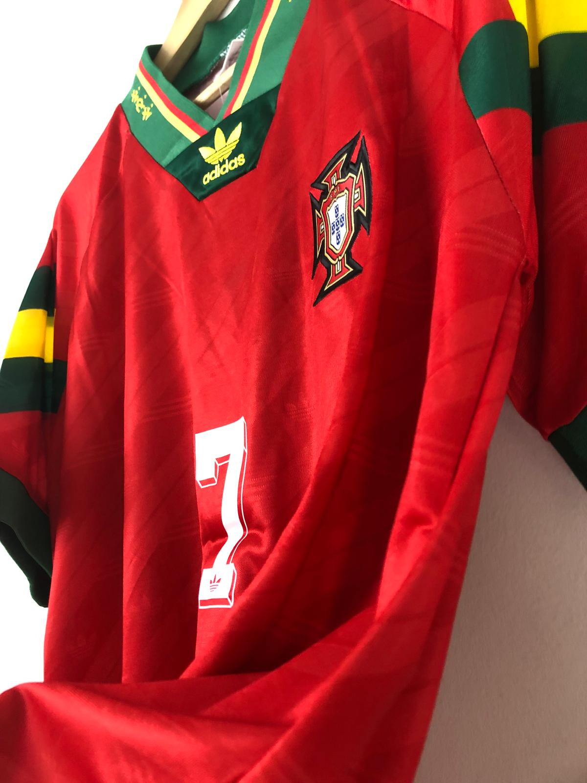 【vintage】T.C. FOOD AALBORG 長袖 サッカーシャツ Retro Portugal 1992-94 Figo Shirt – Vintage Adidas Edition | Free