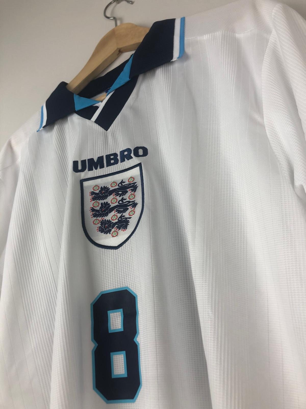 Camiseta Retro Gascoigne Inglaterra 1996