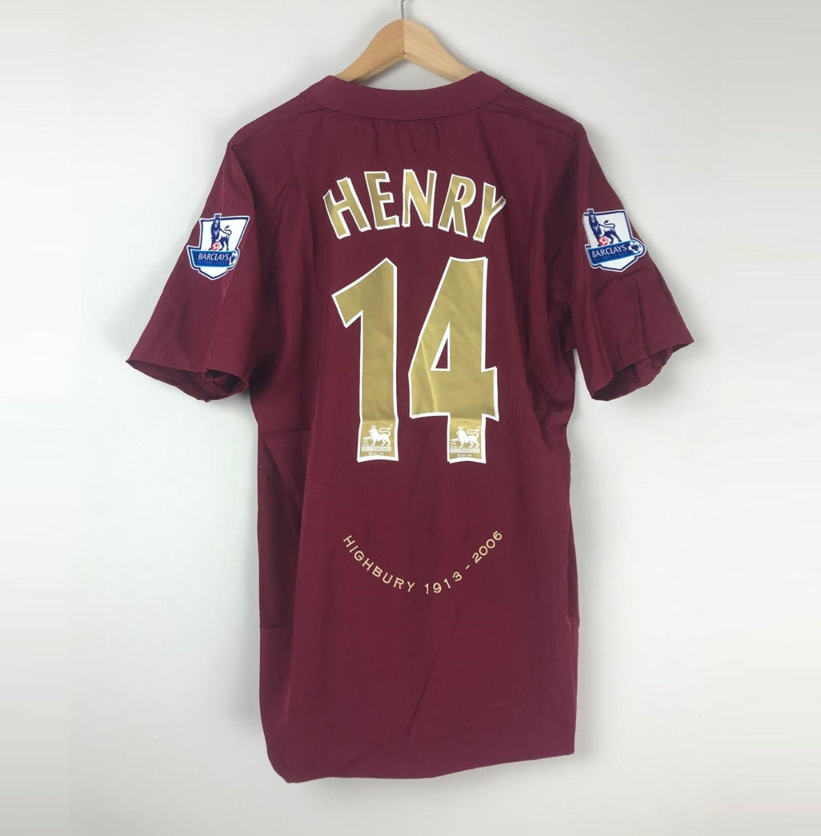 Camiseta Henry Arsenal FC Visitante 2005-06 Retro