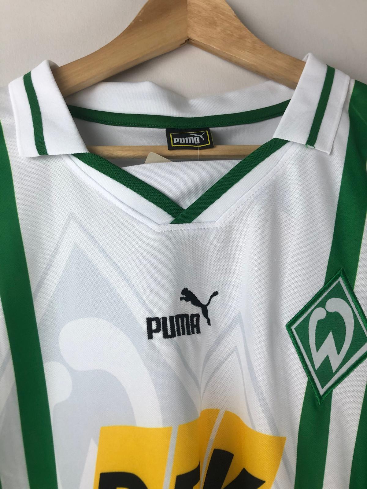 Classic Werder Bremen 1996-97 Herzog #18 Jersey | Retro Bundesliga