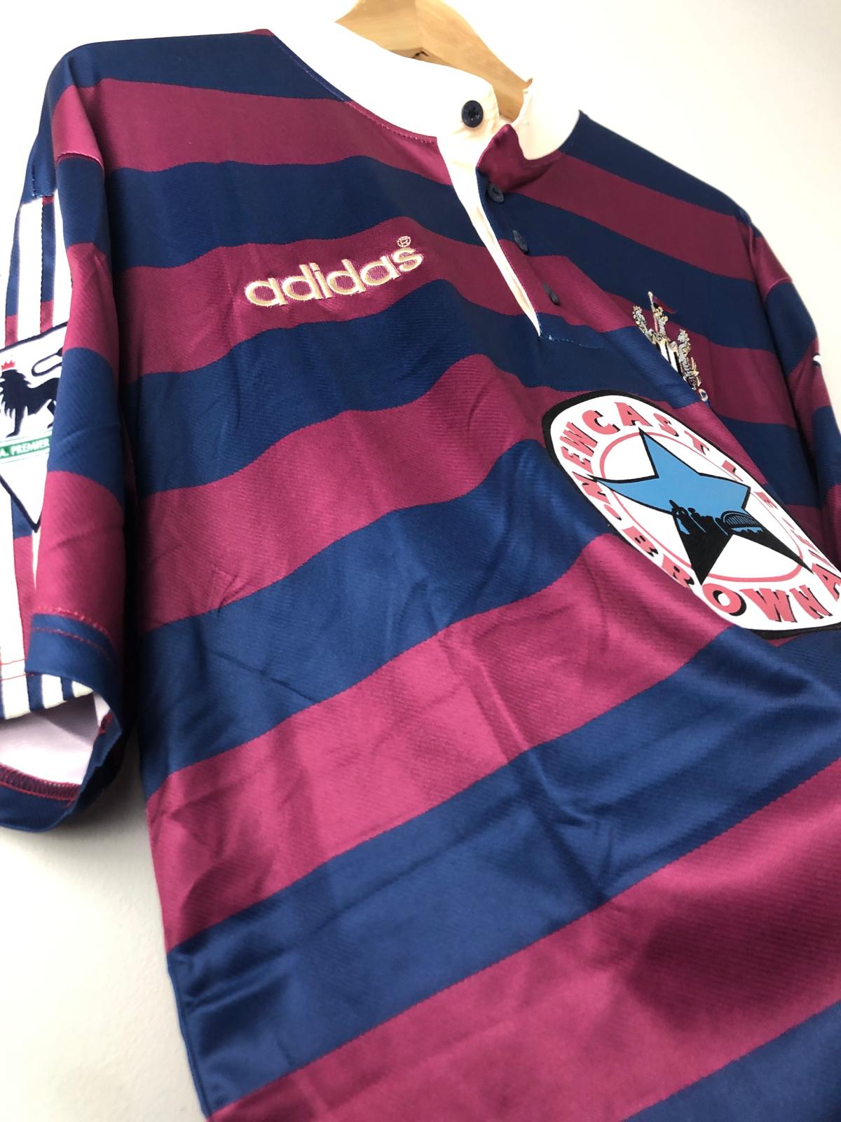 Retro Ginola Newcastle United FC Away Jersey 1995-96