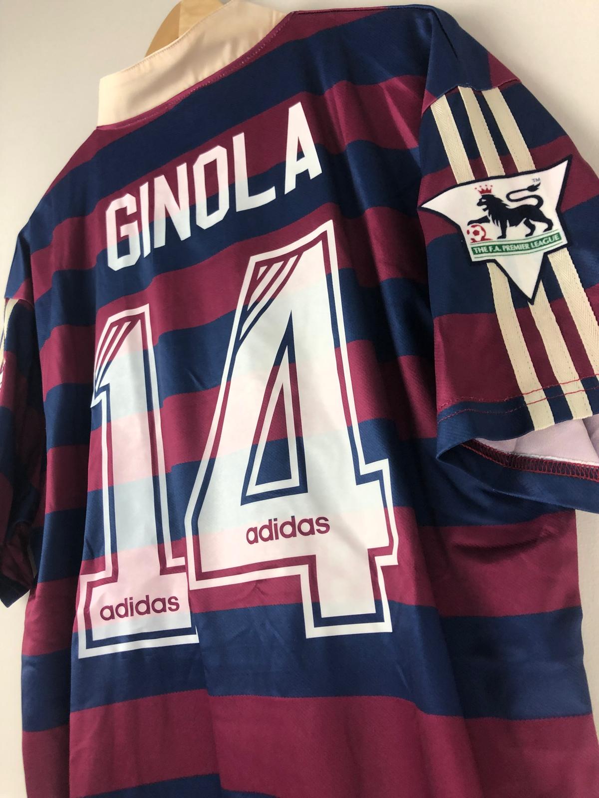 Retro Ginola Newcastle United FC Away Jersey 1995-96