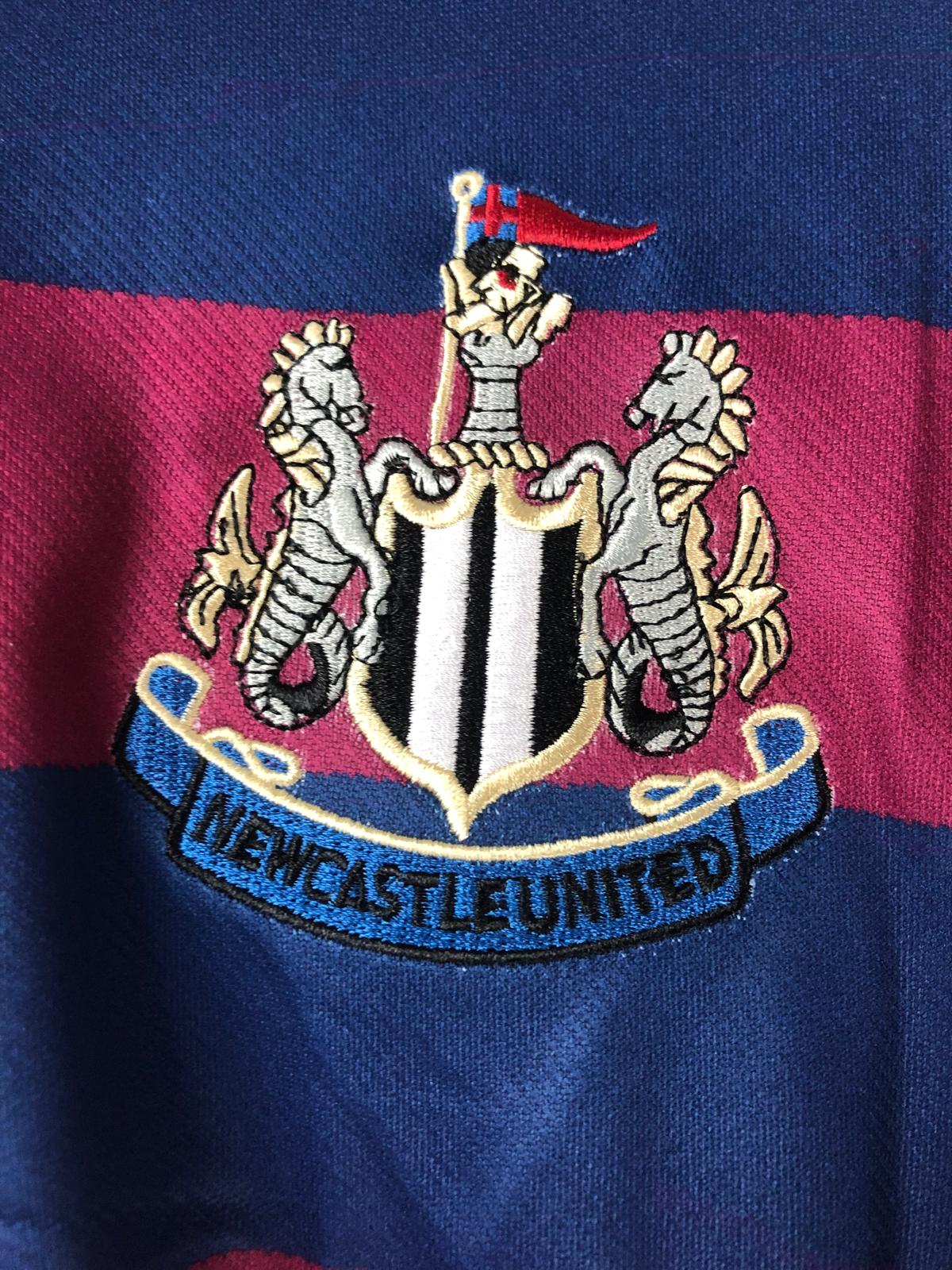 Retro Ginola Newcastle United FC Away Jersey 1995-96
