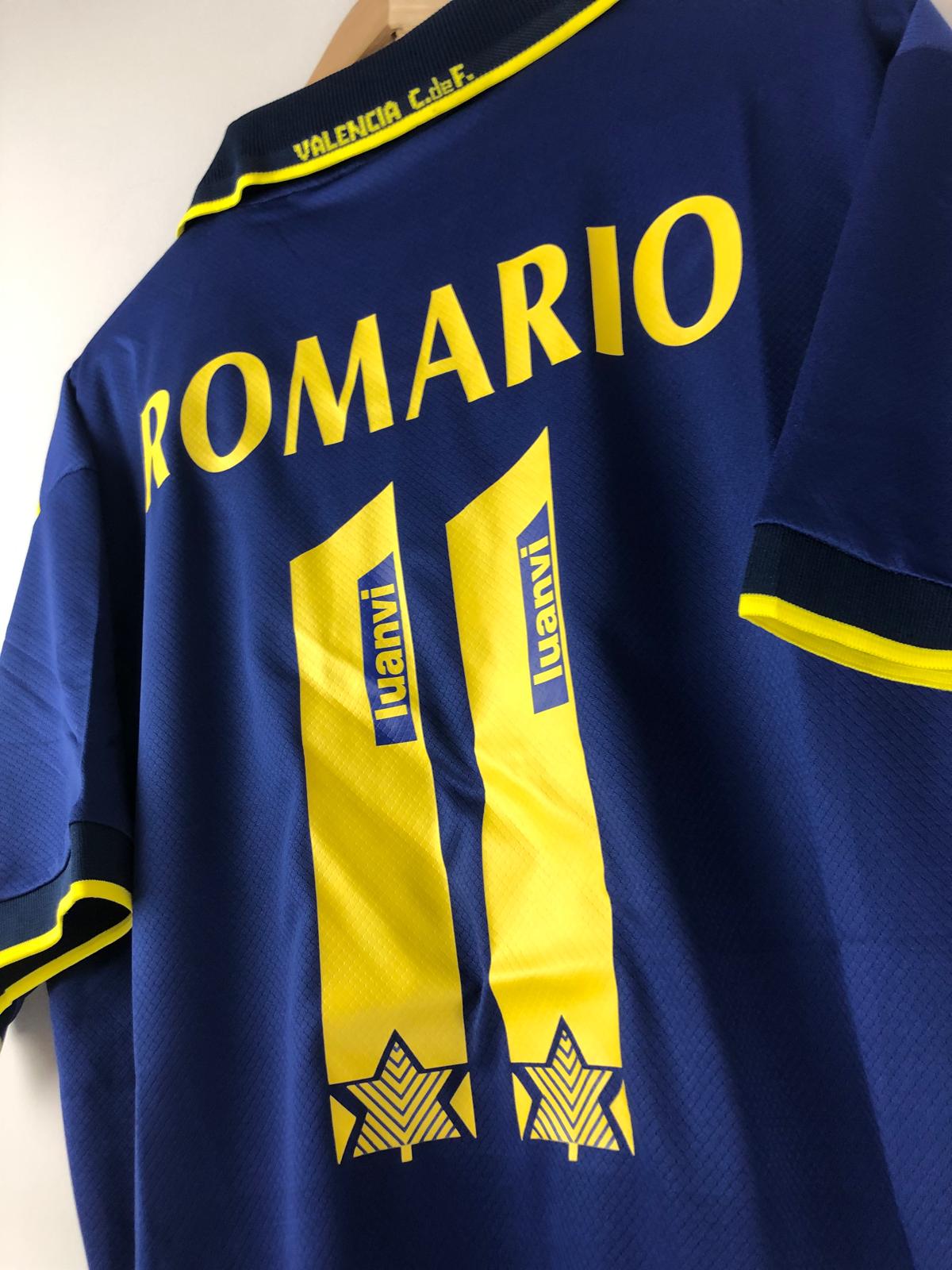 Camiseta Retro Romario Valencia CF Visitante 1996-97