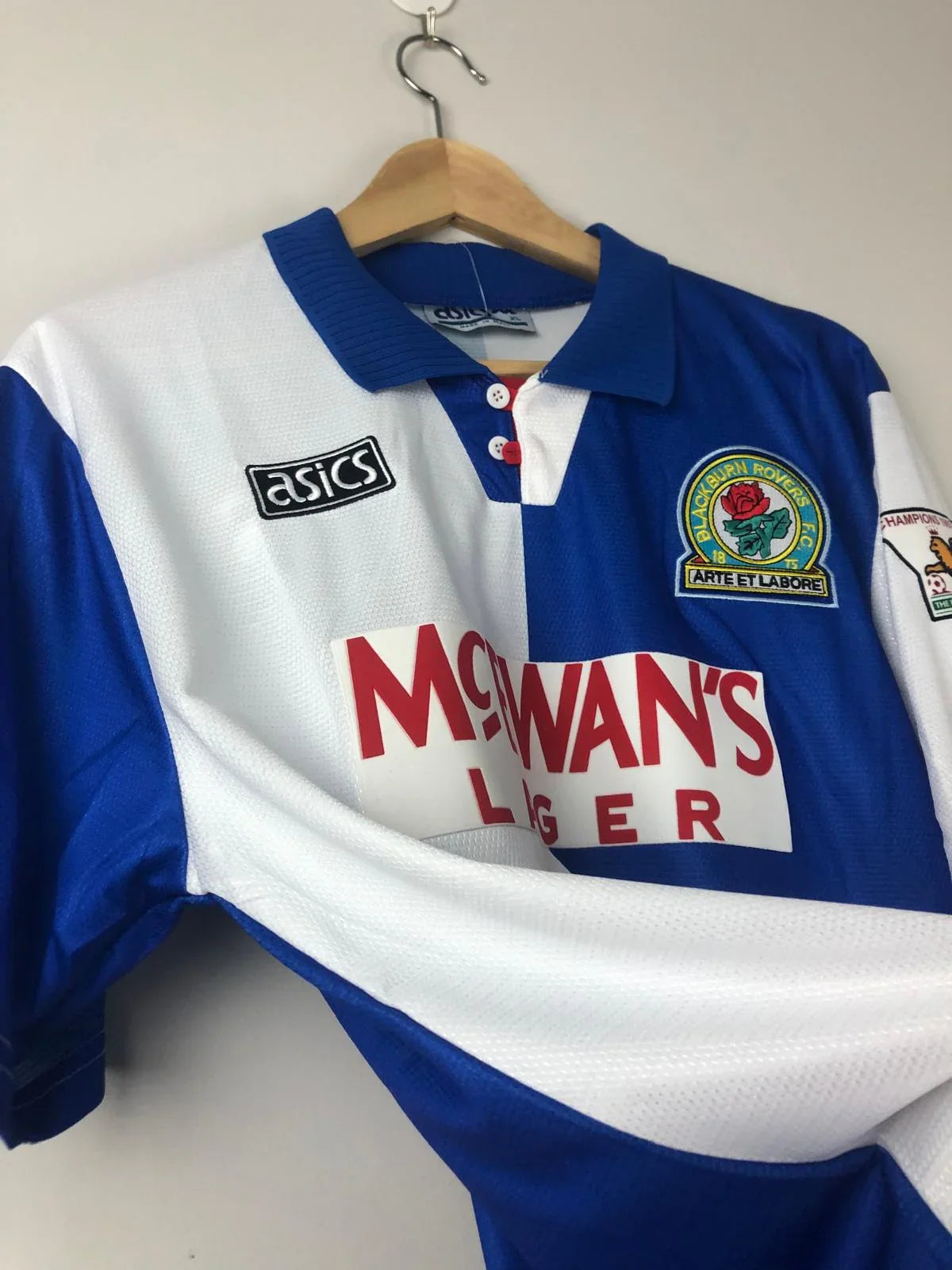Blackburn Rovers Classic Shirt 1994–95 SHEARER #9 | Asics Retro