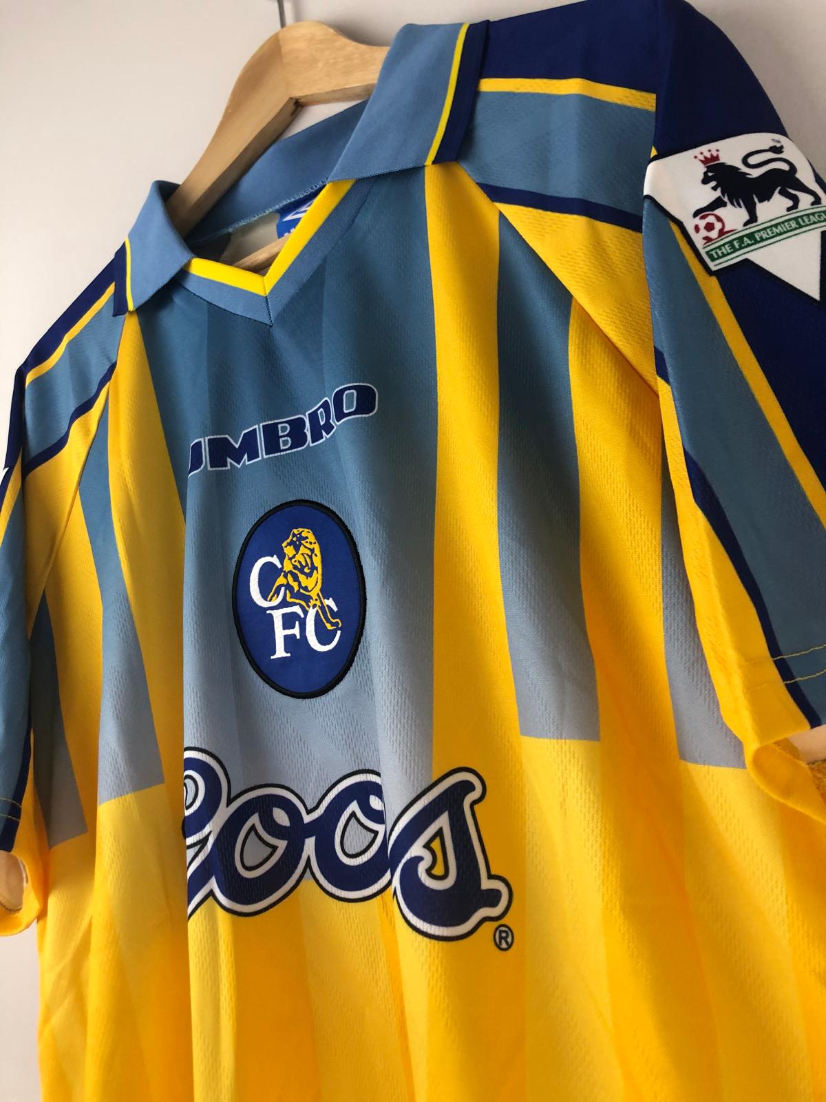 Retro Vialli Chelsea FC Away Jersey 1995-97