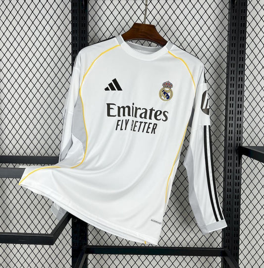 Camiseta Real Madrid 2025-26 Manga Larga