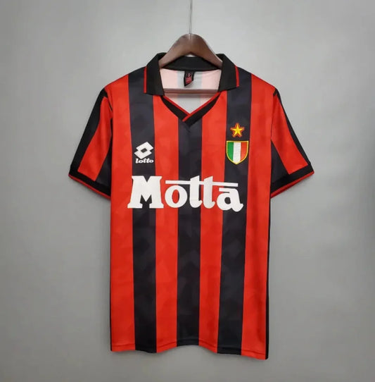 Camiseta Retro AC Milán 1993-94 - Fútbol Club Vintage