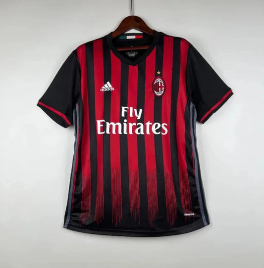 Camiseta Retro AC Milán 2016-17 - Fútbol Club Vintage