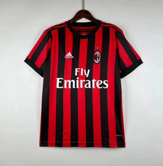 Camiseta Retro AC Milán 2017-18 - Fútbol Club Vintage