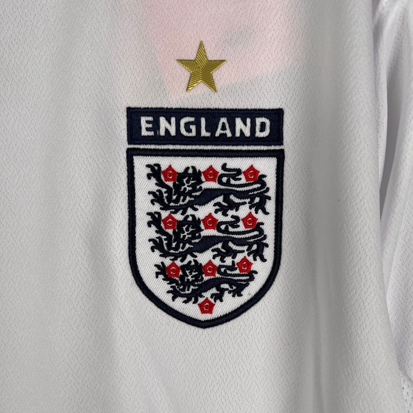 Camiseta Retro Inglaterra Mangas Largas 2006