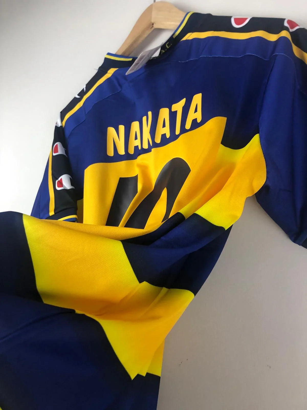 championパルマ 2001-02 サイズМ Camiseta Clásica Parma 2001–02 NAKATA #10 | Champion | Retro