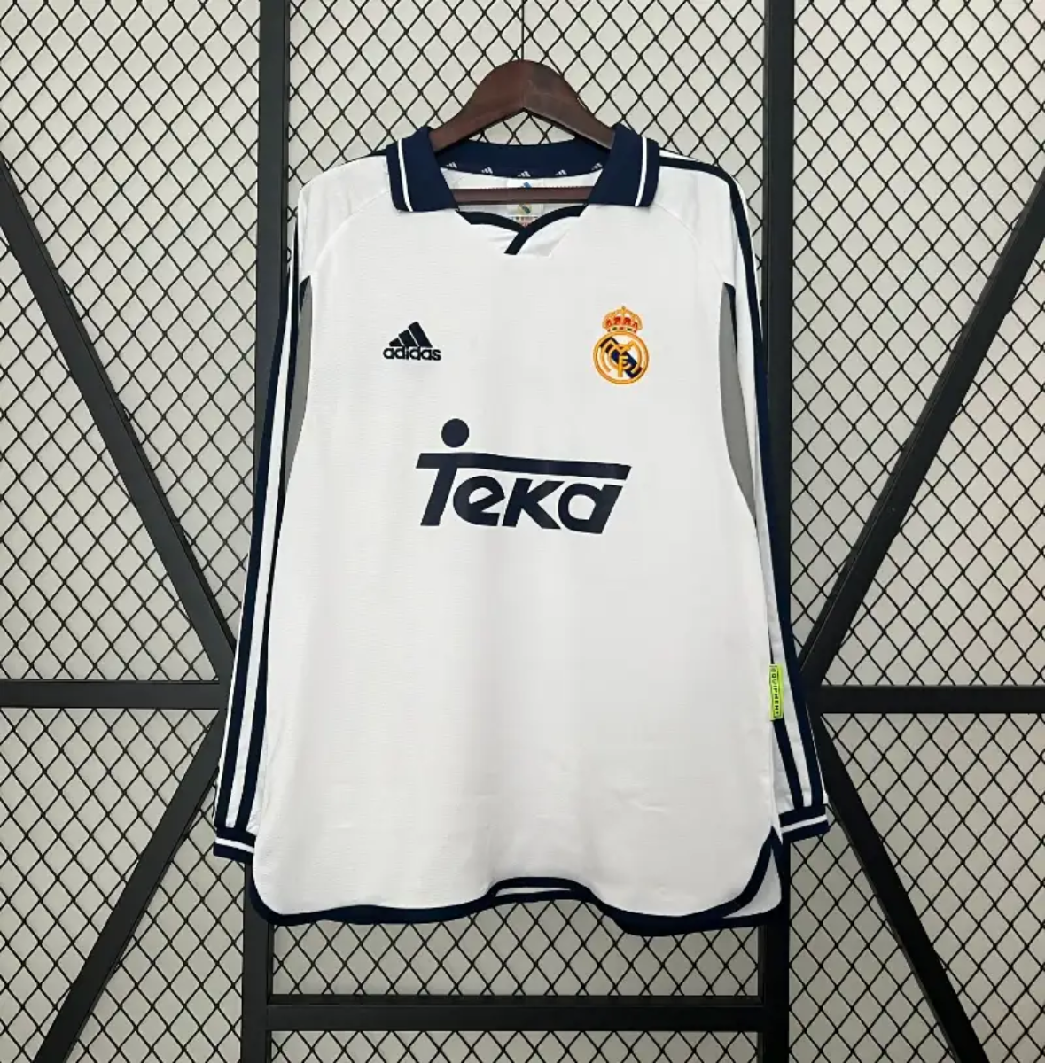 Camiseta Retro Real Madrid Manga Larga 2000-01