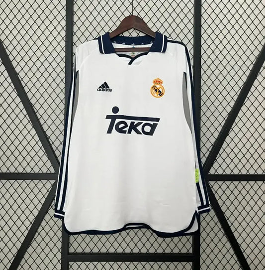 Camiseta Retro Real Madrid Manga Larga 2000