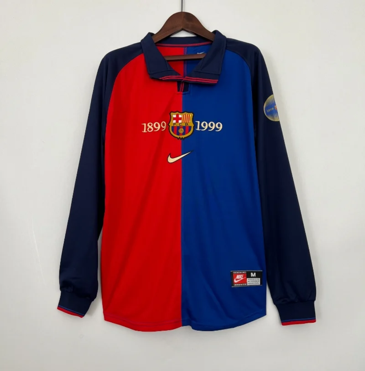 FC Barcelona 1999-00 Retro Long Sleeve Shirt