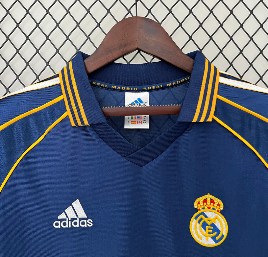 Camiseta retro Real Madrid Visitante (3º) 1998