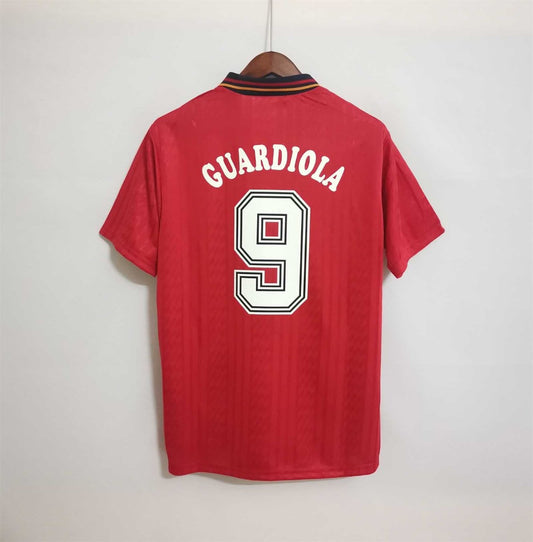 Camiseta Retro España 1994-96  Pep Guardiola