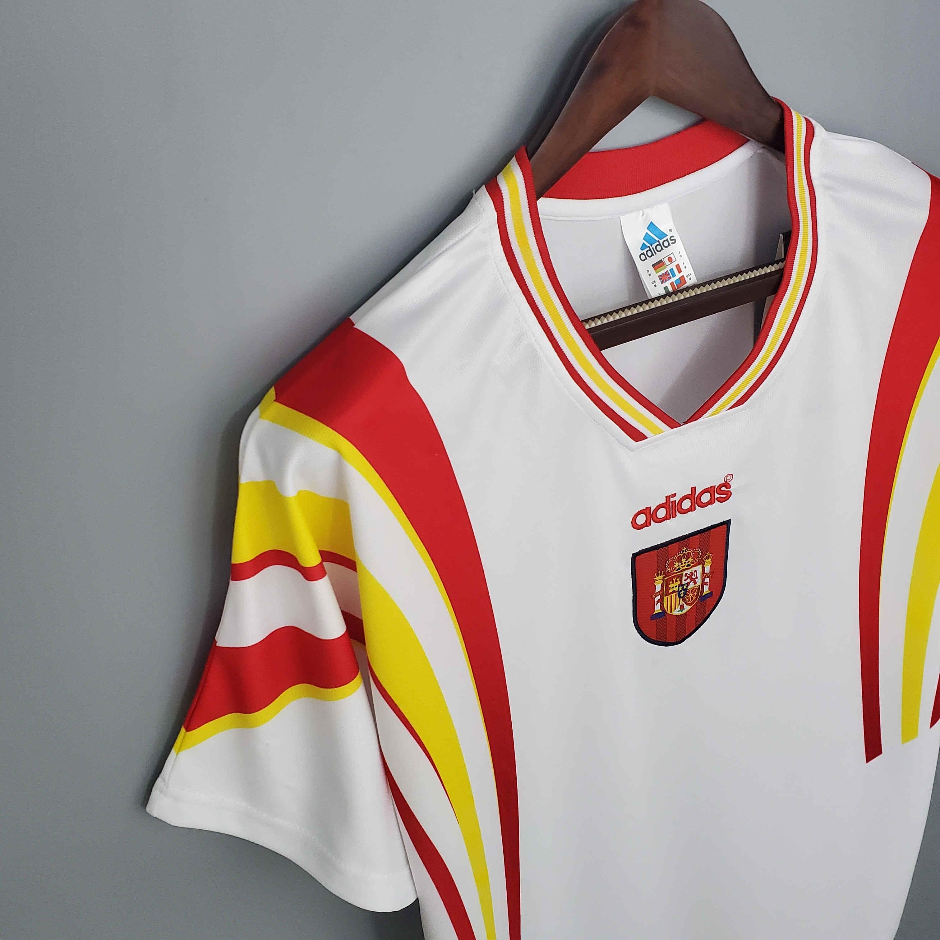 Spain Away Retro Shirt 1996-98 – Fútbol Club Vintage
